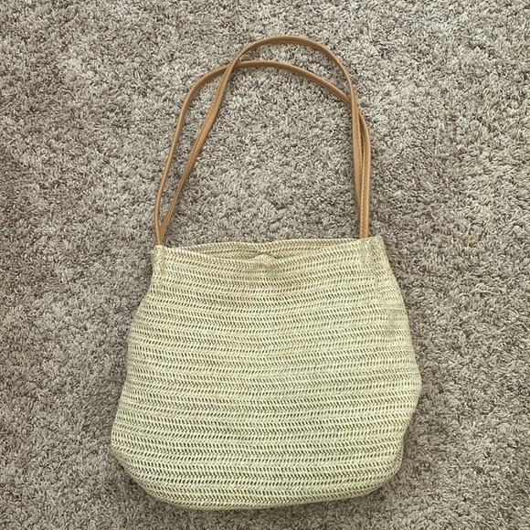 Straw Bucket Shoulder Summer Bag - Picture 8 of 10